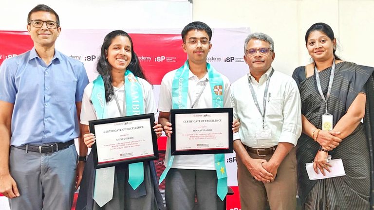 CS Academy Students Recognised as World Toppers in Mathematics