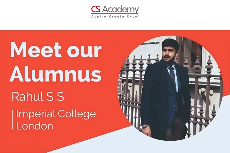 Alumni Spotlight Rahul SS